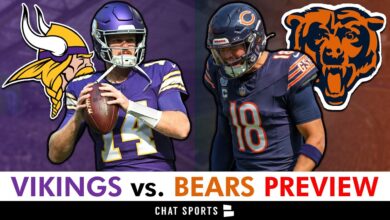 minnesota vikings vs chicago bears match player stats